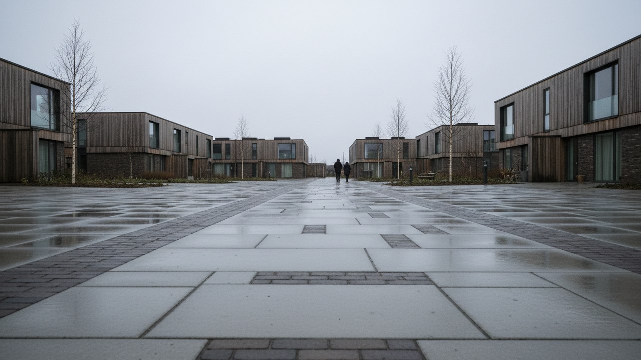 Etageboliger — AI-genereret pladsholderfoto