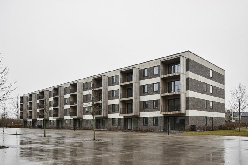 Etageboliger — AI-genereret pladsholderfoto