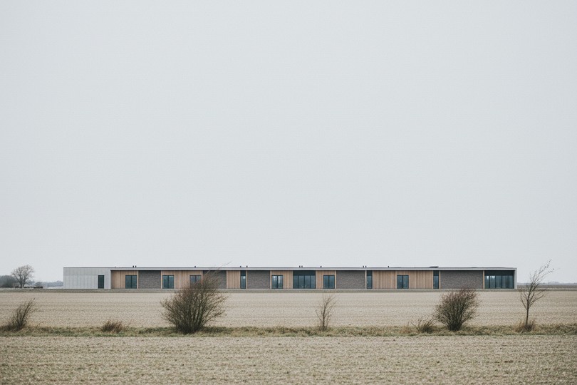 Logistikcenter — AI-genereret pladsholderfoto